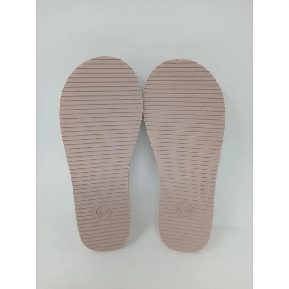 Michael Kors Eva Sole Slide Sandal Women’s MK Sz 8 Eva Sole RX21C Bedazzled New